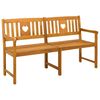 vidaXL Ławka ogrodowa naturalny 150 x 55,5 x 90 cm Lite Drewno Akacji