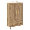 vidaXL Highboard z szufladą Dąb rzemieślniczy 69,5 x 31 x 115 cm