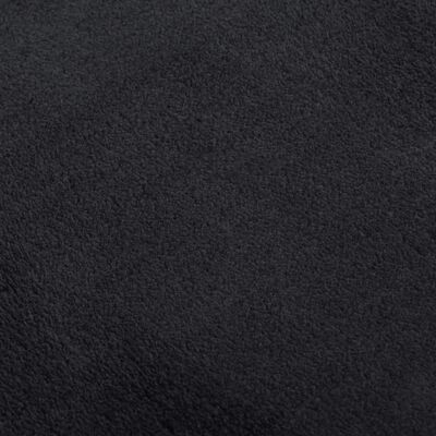 vidaXL Dywan z krótkim włosiem i możliwością prania, 80x150 cm, czarny