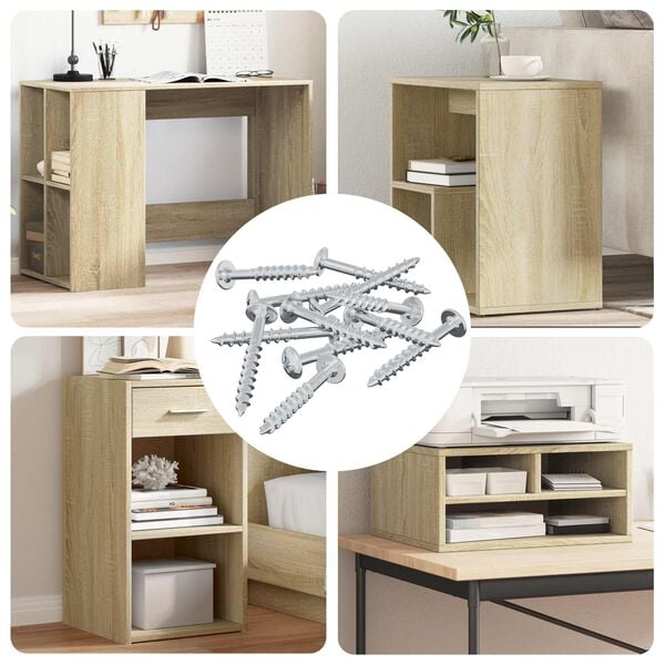 vidaXL Śruba 12 pcs Srebrny 9,8 x 35 mm Żelazo