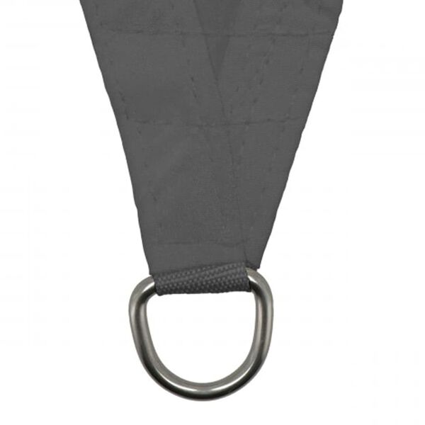 Livin'outdoor Żagiel przeciwsłoneczny Como, poliester, 3,6x3,6m, szary