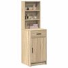 vidaXL Highboard Dąb Sonoma 40 x 40,5 x 135 cm Materiał drewnopochodny