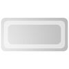 vidaXL Lustro łazienkowe z LED, 20x40 cm