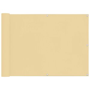 vidaXL Ekran balkonowy Aluminium Oxford powlekany PU