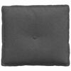 vidaXL Poduszka na plecy Ciemnoszary 50 x 45 cm Tkanina sztruksowa
