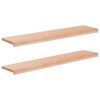 vidaXL Nakładki na schody 2 szt. 120 x 30 x 2 cm naturalny