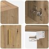 vidaXL Szafka ścienna Montowane na ścianie dąb artisan 60 x 31 x 70 cm