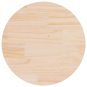 vidaXL Blat stołu, &Oslash;50x2,5 cm, lite drewno sosnowe