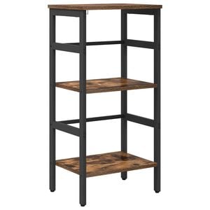 vidaXL P&oacute;łka na książki 2 poziomy 40 x 29,5 x 81 cm Dąb wędzony
