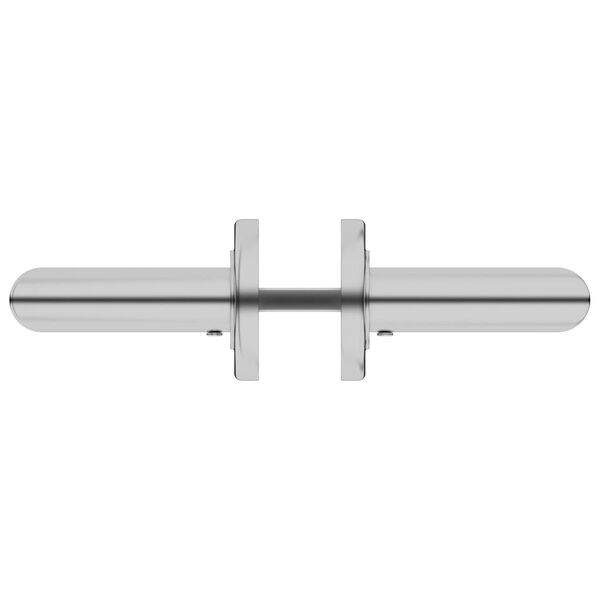 vidaXL Klamka z rozetą WC i akcesoriami, stal nierdzewna