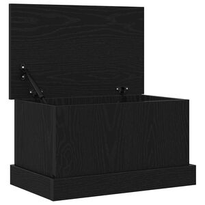 vidaXL Skrzynia do przechowywania Czarny dąb 50 x 30 x 28 cm