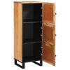 vidaXL Highboard z drzwiami Brązowy 90 x 33 x 75 cm Drewno z mango