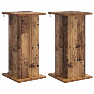 vidaXL Stojak na rośliny 2 pcs Stare drewno 30,5 x 30 x 60,5 cm