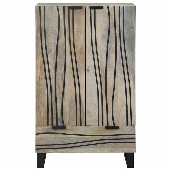 vidaXL Szafki i regały na media Biały i czarny 60 x 33 x 100 cm