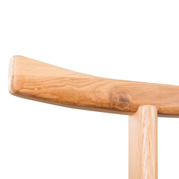 vidaXL Wieszak na ubrania, 125 x 175, lite drewno dębowe