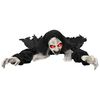 vidaXL Halloween Chodzące Zombie SPOOKA Czarny 41 x 130 x 24 cm