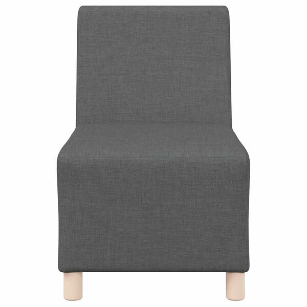 vidaXL Modułowa sofa bez podłokietników Ciemnoszara 55 cm Tkanina