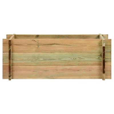vidaXL Skrzynia ogrodowa, impregnowane drewno sosnowe, 80 cm