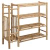vidaXL Stojak na buty 88 x 27 x 80 cm Bambus naturalny