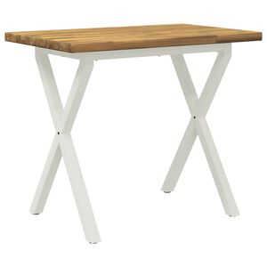 vidaXL Kwadratowy st&oacute;ł do jedzenia 90 x 55 x 75 cm Lite Drewno Akacji