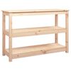 vidaXL Stolik konsolowy, 110x40x74 cm, lite drewno sosnowe