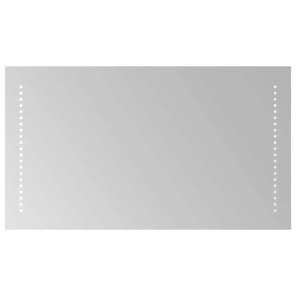 vidaXL Lustro łazienkowe z LED, 70x40 cm