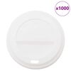 vidaXL Pokrywki do kubk&oacute;w papierowych do kawy, 12oz/16oz, 1000 szt.