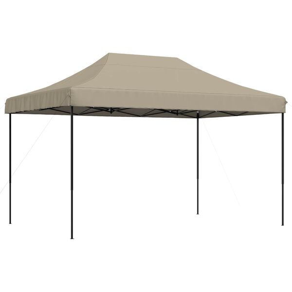 vidaXL Składany namiot imprezowy typu pop-up, taupe, 440x292x315 cm
