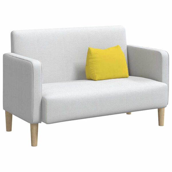 vidaXL Poduszka na plecy Jasnoż&oacute;łty 45 x 20 x 35 cm tkanina