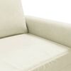 vidaXL Sofa 2-osobowa, kremowy, 140 cm, tapicerowana aksamitem