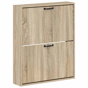 vidaXL Wisząca szafka na buty HOORN 71 x 17 x 86 cm dąb Sonoma