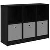 vidaXL Bufet Czarny Dąb 102 x 32 x 73,5 cm