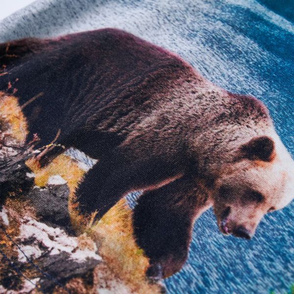 Koszulka dziecięca z długimi rękawami, granatowa, 140