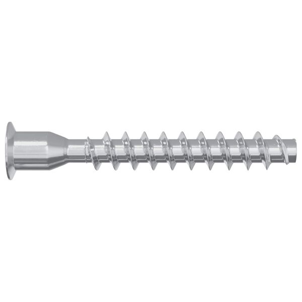 vidaXL Śruby confirmat 2500 pcs Srebrny Metal