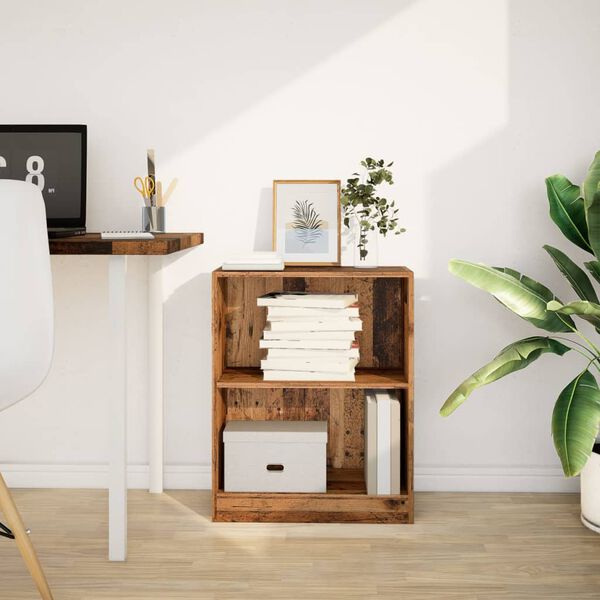 vidaXL Regał, stare drewno, 60x24x76 cm, materiał drewnopochodny