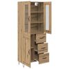 vidaXL Highboard z szufladą Dąb rzemieślniczy 69,5 x 34 x 90 cm