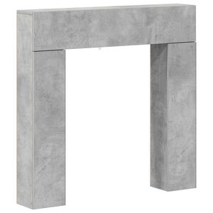 vidaXL Obudowa kominka Betonowy szary 102 x 18 x 100,5 cm
