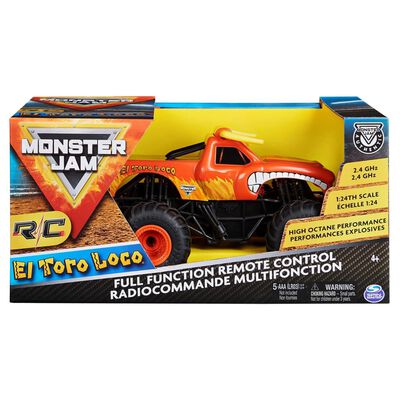 Monster Jam Zdalnie sterowany samochodzik El Toro Loco, 1:24