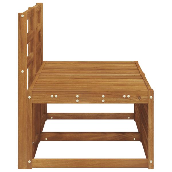 vidaXL 2 Sztuka Środkowa sofa ogrodowa Lite Drewno Akacji Naturalny