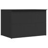 vidaXL Skrzynia ogrodowa, czarna, 150 x 100 x 100 cm, rattan PE