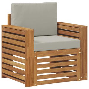 vidaXL Zestaw sof na zewnątrz Lite drewno akacjowe i poliester