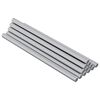 vidaXL Rura gwintowana 900 szt. srebrny Stal