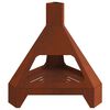 vidaXL Kominek Brązowy 50 x 43 x 52 cm