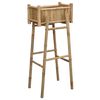 vidaXL Doniczka ogrodowa z uchwytem Naturalny 50 x 38 x 114 cm Bambus