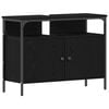 vidaXL Szafka pod umywalkę Czarny dąb 80 x 30 x 60 cm