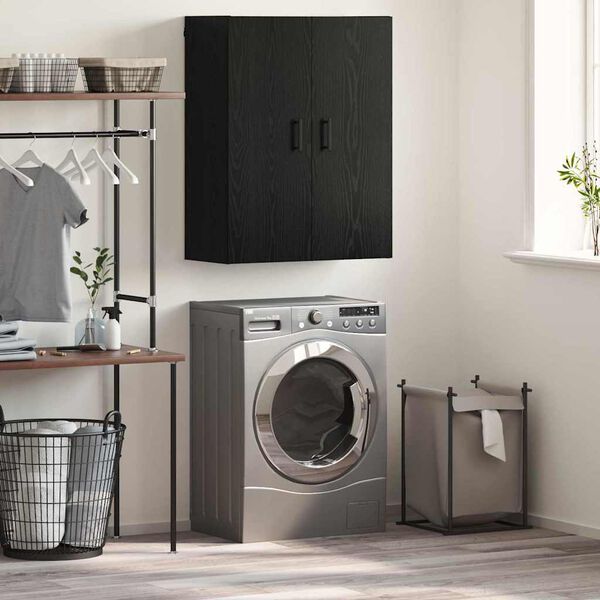 vidaXL Szafka wisząca Czarny dąb 69.5 x 34 x 90 cm