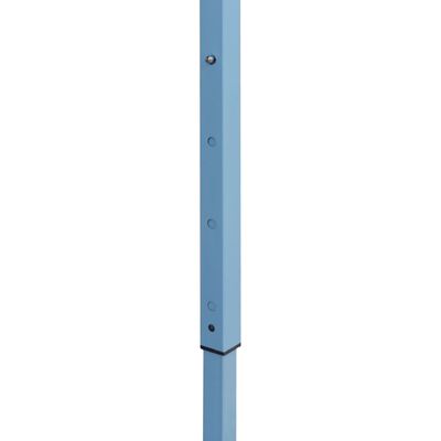 vidaXL Składana altana z 2 ścianami, 5x5 m, niebieska