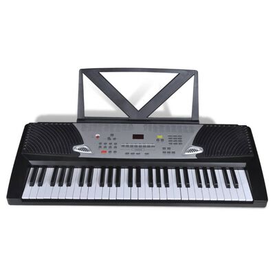 54- Klawiszowy Keyboard Elektryczny z podstawką na nuty