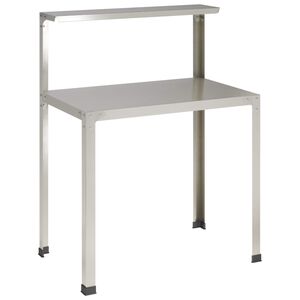 vidaXL St&oacute;ł do przesadzania 100 x 50 x 104 cm Stal nierdzewna srebrny