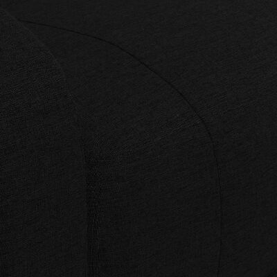 vidaXL Fotel ułatwiający wstawanie, czarny, obity tkaniną